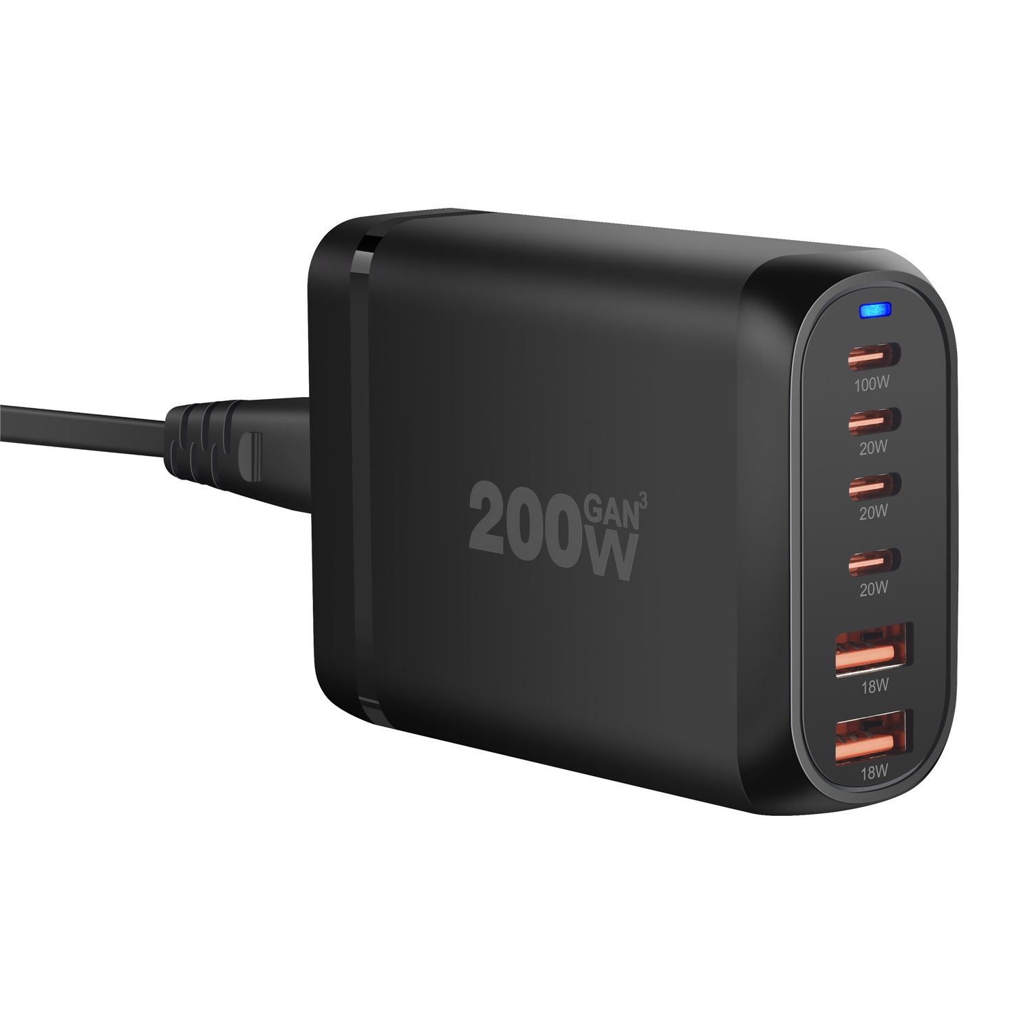 4C2A 200W 桌面充电器